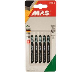 Пилки по по древесине, фанере, ДСП, изоляционным материалам, пластмассе T119B (75х55х2.0 мм; 5 шт.) для лобзика&nbsp;MPS 3108-5 