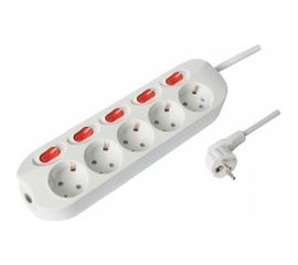 Удлинитель СТАРТ с заземлением и защитой от детей, 5 розеток, 1.5 метра С/У S 5x1-ZDIV 