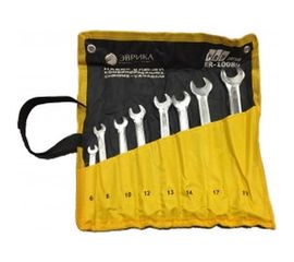 Набор комбинированных ключей 6-19мм ЭВРИКА ER-10080 