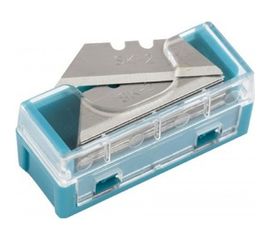 Трапециевидные лезвия Gross Мини 9 мм пластиковый пенал 15 шт. 79373 