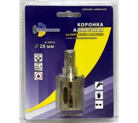 Коронка алмазная по керамике и кафелю с центрирующим сверлом (28 мм) TRIO-DIAMOND 400028 