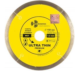 Диск алмазный отрезной Сплошной Ультратонкий Ultra Thin hot press (150х22.23 мм) TRIO-DIAMOND UTW503 
