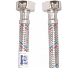 Подводка в оплётке MATEU FIL- NOX S/S, для воды, 1/2, 0.5 м, В-В 13441 