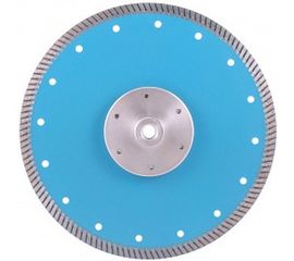 Диск алмазный отрезной Турбо с фланцем Grand hot press (230 мм; М14) TRIO-DIAMOND FHQ456 