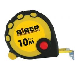 Рулетка (обрезиненный корпус, 10 м х 25 мм) Biber STANDART 40095 тов-173014 