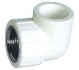 Комбинированный угольник VALFEX PP-R белый, 32х1 дюйма ВР 10125032 127-0591 