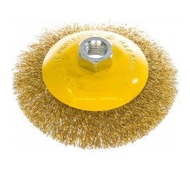 Щетка крацовка дисковая (115 мм; М14) для УШМ Biber 70973 тов-076220 