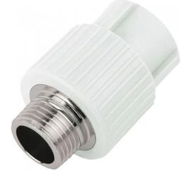 Комбинированная муфта VALFEX PP-R белая, 20х1/2 дюйма НР 10130020 127-0238 