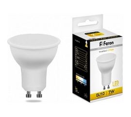 Светодиодная лампа FERON 80LED 7W 230V GU10 2700K, LB-26 25289 