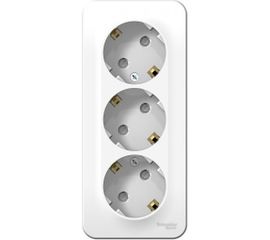 Розетка Schneider Electric 3-м ОП BLANCA 16А 250В SchE BLNRA011311 1210470 