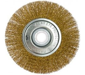 Щетка крацовка дисковая с комплектом переходников (125 мм; 22.2 мм) Biber 70997 тов-170433 