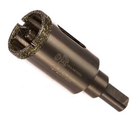 Коронка алмазная по керамике и кафелю с центрирующим сверлом (25 мм) TRIO-DIAMOND 400025 