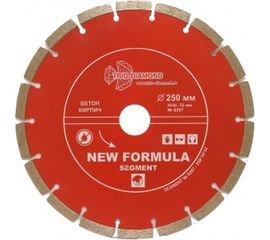 Диск алмазный отрезной Сегментный New Formula (250х32/25.4 мм) TRIO-DIAMOND S207 