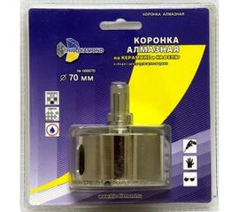 Коронка алмазная по керамике и кафелю с центрирующим сверлом (70 мм) TRIO-DIAMOND 400070 