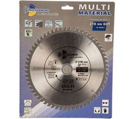 Диск пильный по мультиматериалам (216х30 мм; 60T) Trio-Diamond MM907 