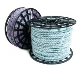 Плетеный полипропиленовый шнур, 24-прядный, катушка, 8мм х 200м Эбис 00107 