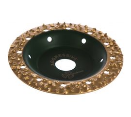 Чашка по дереву плоская Grand шаг 1 Aggressive 125 мм TRIO-DIAMOND 390001 