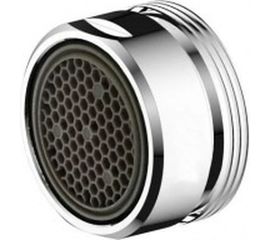 Поворотный аэратор Terma 15 градусов, латунь, M24, наружная резьба, пластиковая сетка 20247 34180 