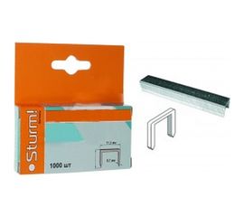 Скоба закаленная (1000 шт; 6 мм; Тип 53) для степлеров Sturm 1071-02-06 