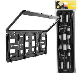 Рамка номерного знака ГЛАВДОР GL-68, черная /50 49843 