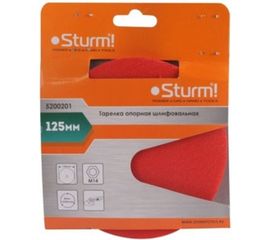 Тарелка опорная с липучей основой Velcro (125 мм; M14) Sturm 5200201 