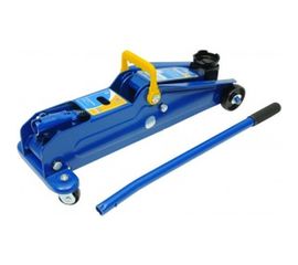 Подкатной гидравлический домкрат KRAFT 2.5 т, кейс KT 820003 