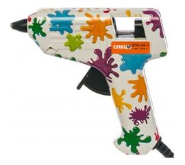 Термоклеевой пистолет с комплектом цветных стержней (20 штук) СПЕЦ Дизайн БПК-60-1 СПЕЦ-3267 