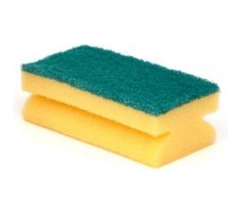 Кухонные губки PATERRA AKTIV maxi с вырезами, 130х65х44 мм 406-006 