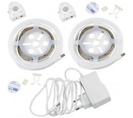 Комплект светодиодной ленты Uniel 2шт.х1,2м, IP65 ULS-R02-6W/4000K/1,2Mx2/DIM UL-00004448 