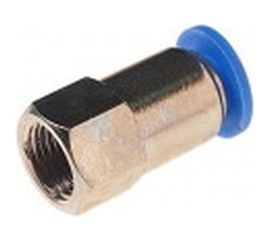 Фитинг для пластиковых трубок (6 мм; 1/8F) ROCKFORCE RF-SPCF06-01 