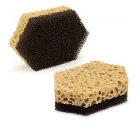 Универсальная губка PATERRA СУПЕР с ретикулированным пенополиуретаном, 12x8х35 см 406-061 