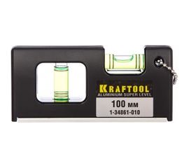 Уровень с магнитом 100 мм KRAFTOOL МИНИ 1-34861-010 