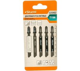 Пилки для лобзика по металлу T118A (5 шт.) Sturm 5250402 
