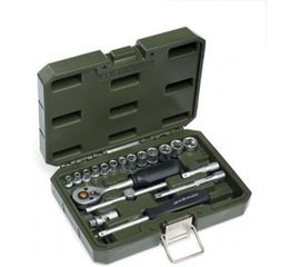 Набор шестигранных головок с трещоткой 1/4 19 предметов ДТ/20 Дело Техники 600719 