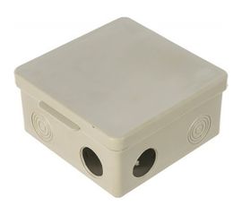 Распаячная коробка открытой установки ЭРА КОР 100х100х50мм с гермовводами 8 входов IP54 Б0037441 