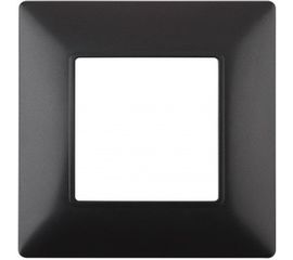 Рамка ЭРА 14-5001-05 на 1 пост, Elegance, антрацит Б0034385 