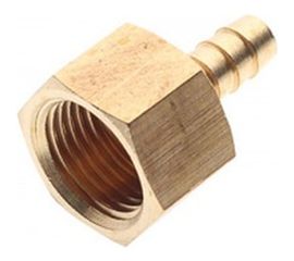 Штуцер пневматический (1/4"F- елочка 8 мм) ЭВРИКА ER-FFH04/05 