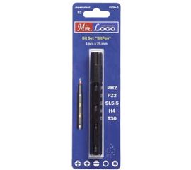 Набор бит с ручкой 5 шт Mr. Logo D100-5 