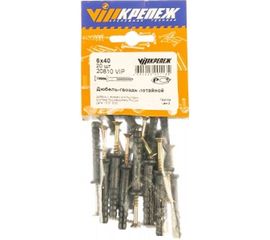 Дюбель-гвоздь VIPКрепеж потайной бортик 6х40 20 шт 20810 VIP 