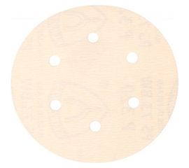 Круг шлифовальный на липучке для обработки красок, лаков и шпаклевок (150 мм; Р320; 6 отверстий) KLINGSPOR 301227 