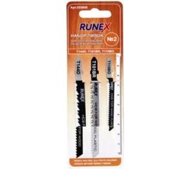 Набор пилок № 2 по дереву и пластику T144D/T101BR/T119BO 3 шт. Runex 555808 