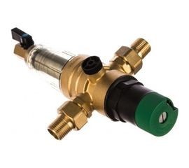 Фильтр 1/2, для холодной воды, с регулятором давления, d52.5 Гейзер Бастион 7508155233 32681 