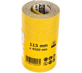 Шлиф-шкурка на бумажной основе (115 мм; 4.5 м; Р60) KLINGSPOR 174095 