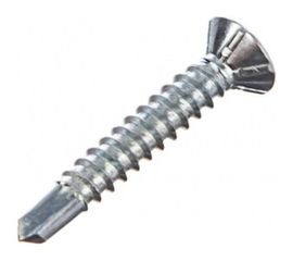 Саморез для оконного профиля, белый Крепежная техника 3.9х25 1000шт 430808 БК 