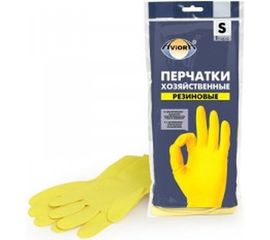 Хозяйственные перчатки AVIORA, резиновые, размер S 402-566 