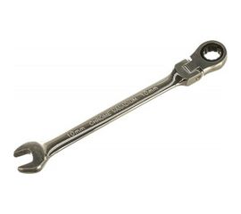 Комбинированный ключ трещоточный шарнирный 10мм на держателе ЭВРИКА ER-61010H 