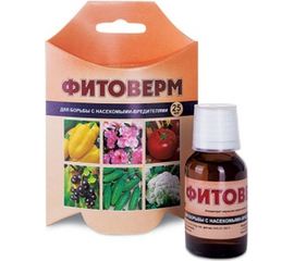 Средство для защиты растений Фитоверм от вредителей 25 мл Ваше Хозяйство 4607043201188 