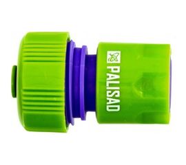 Соединитель пластмассовый быстросъемный для шланга с автостопом 3/4" PALISAD 66165 