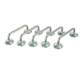 Ручка-скоба Россия РС-80-3, цинк, 5шт 91589 