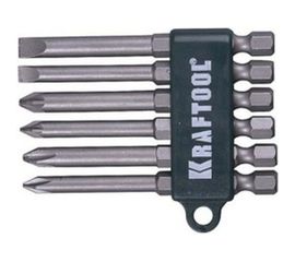 Набор бит 6 предметов (PH; PZ; SL) Kraftool 26061-H6 